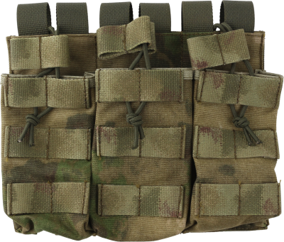 Подсумок (CG) открытый под 3 магазина с резинкой Мох