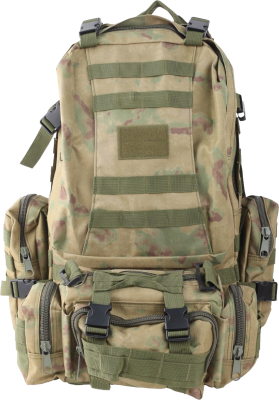 Рюкзак 50л. Tactical с навесами Мох