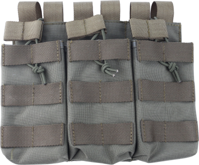 Подсумок (CG) открытый под 3 магазина с резинкой Олива