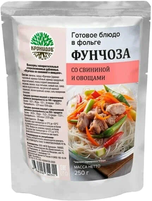 Фунчоза со свининой , 250гр.