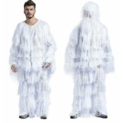 Маскировочный гилли костюм белый