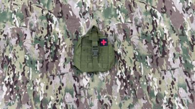  Б/у (177)  Аптечка отрывная олива