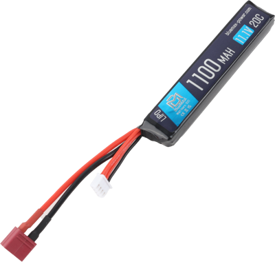 Аккумулятор (АКБ) BlueMAX 11,1 (Li-Po) 1100H20C (арт.2003) stick Т-коннектор