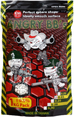 Шары Angry BBs-0,23гр (1кг/4347шт)