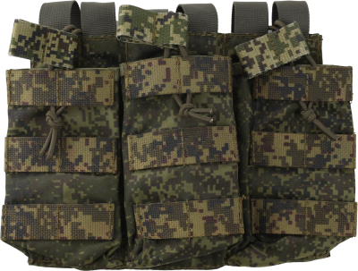 Подсумок (CG) открытый под 3 магазина с резинкой ЕМР