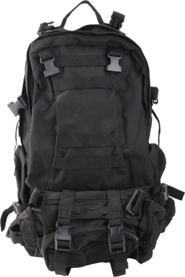 Рюкзак 50л. Tactical с навесами Black 