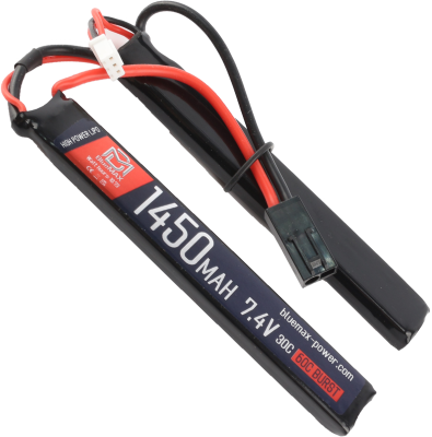 Аккумулятор (АКБ) BlueMAX 7,4 (Li-Po) 1450H20C 2х15*16,5*115