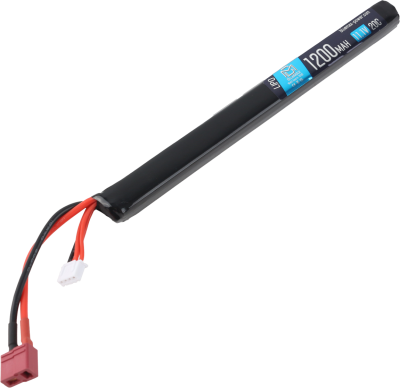 Аккумулятор (АКБ) BlueMAX 11,1 (Li-Po) 1200H20C (арт.2024) AK stick Т-коннектор