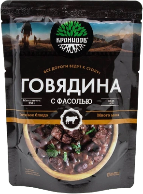 Говядина с фасолью, 250гр.